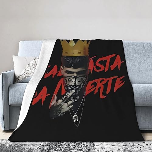 Miniatura 3 de Real Anuel Hasta Aa La Muerte - Manta de microforro polar para sofá, cama, funda gráfica novedosa, manta cómoda para aire acondicionado, para todas