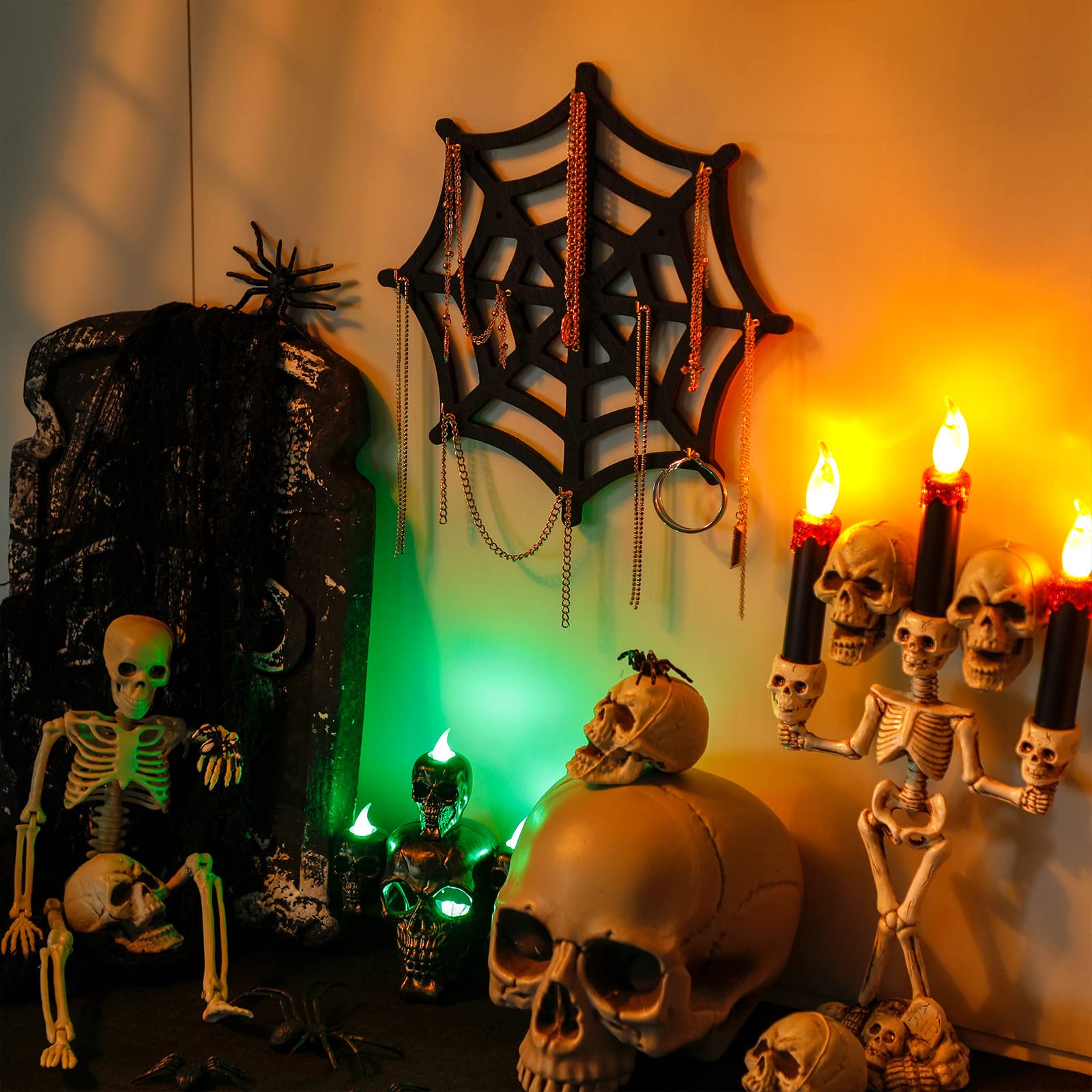 Halloween Hexenhand Buchstützen - Gruselige Bücherstütze Aus Harz Für Gothic Deko