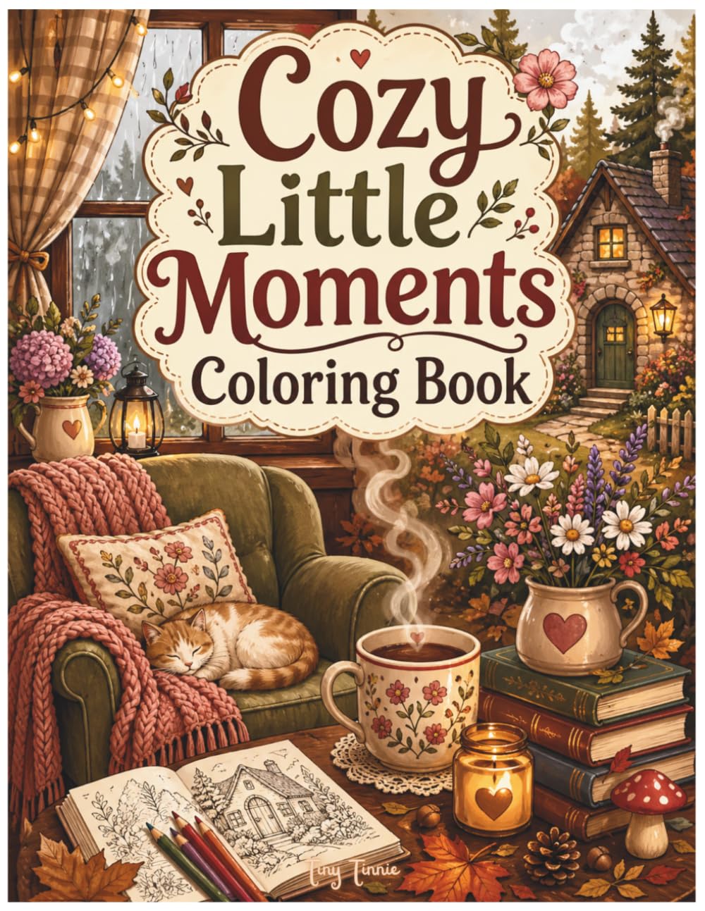 Cozy Little Moments Coloring Book