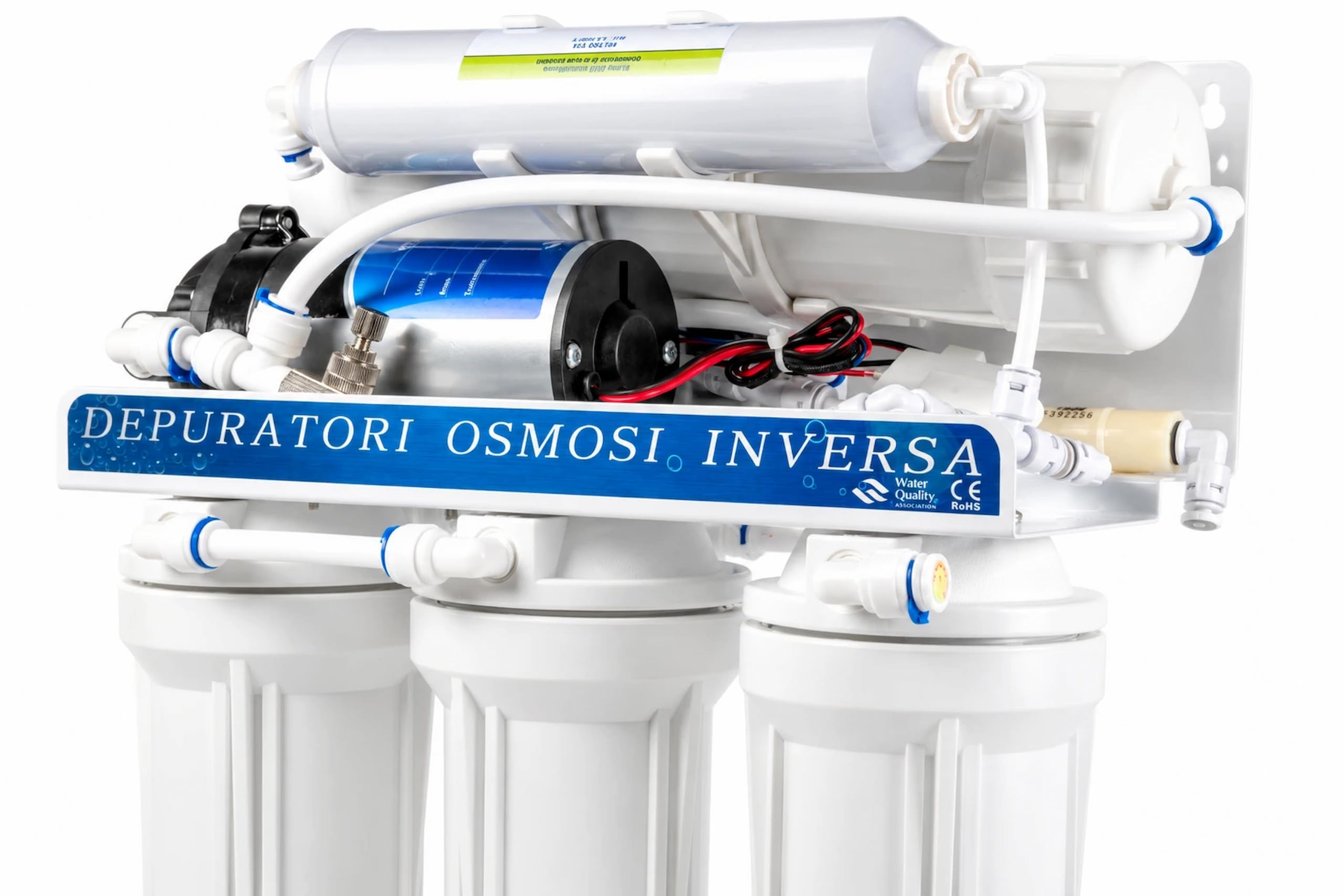 Depuratore Acqua Osmosi Inversa 400 Galloni | DC-RO4005 Purificatore domestico filtro acqua potabile dal rubinetto di casa