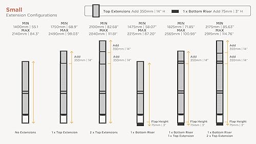 Miniatura 7 de Hakuna Pets V2 Panel de inserción para puerta de mascotas de patio para puertas correderas, se adapta a riel de puerta de 55.12 pulgadas de altura
