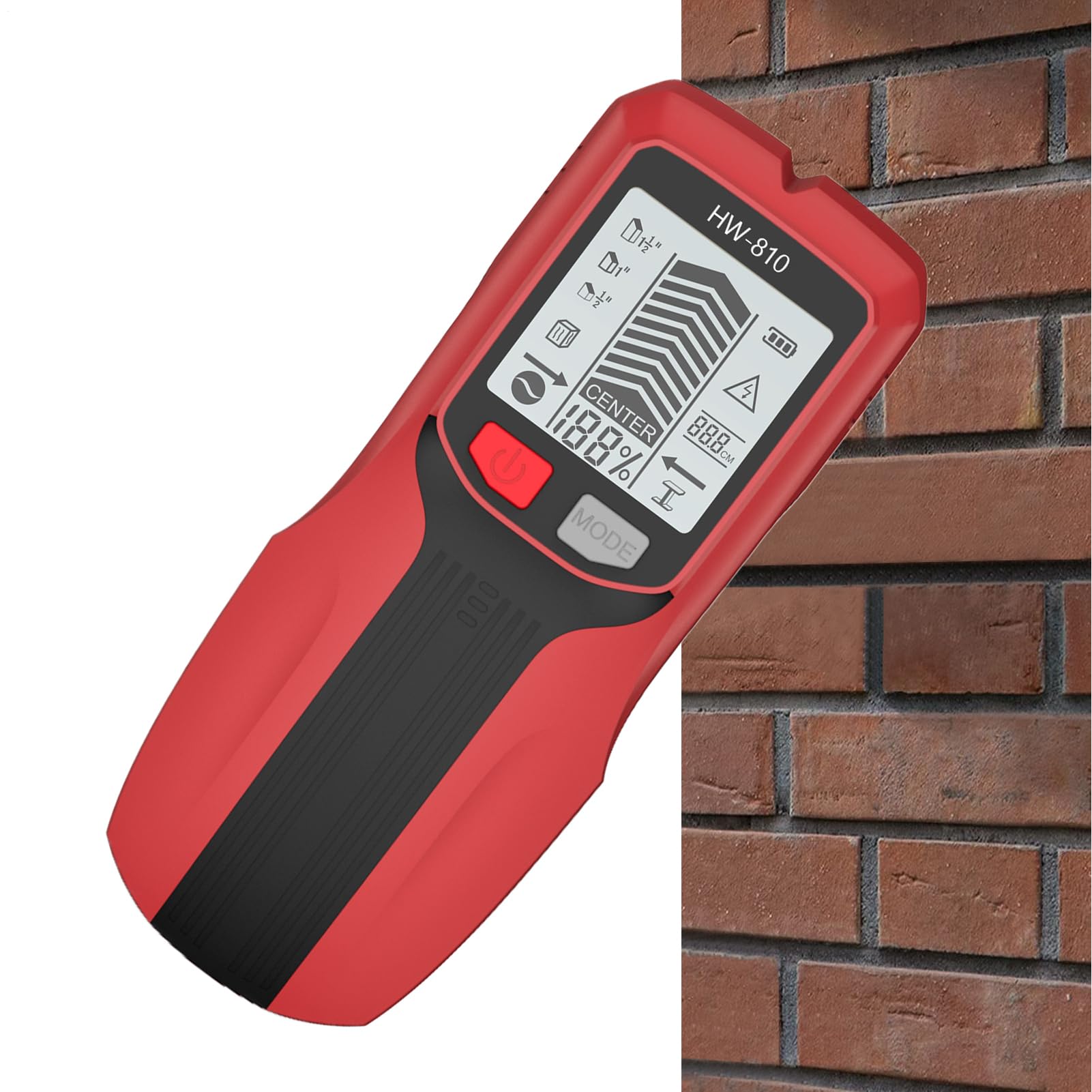 Detectores Vigas Probadores Metales Medición Análisis Instrumentos | Buscador de Montantes Metálico Multifunción Portátil con Pantalla LCD Para Construcción Carpintería Electricidad