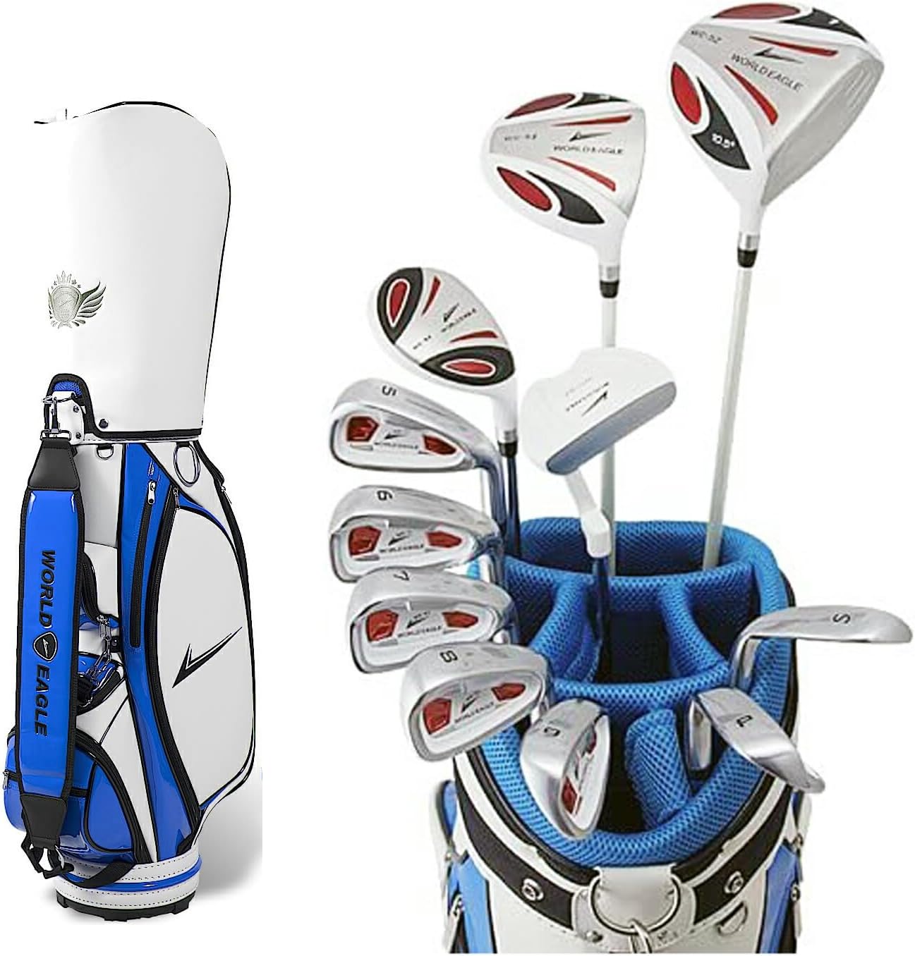 ワールドイーグル F-01 クロス メンズ 14点（11本）クラブセット