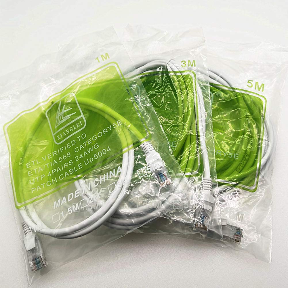 AKT Kabel Ethernet Cat5 LAN kabel RJ45 sieć Cat 5 router Internet kabel krosowy do komputera, 30 m