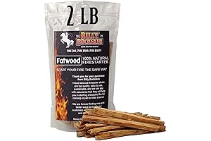2 lb. Billy Buckskin Fire Starter Sticks for Fireplace, Campfires, and Grilling