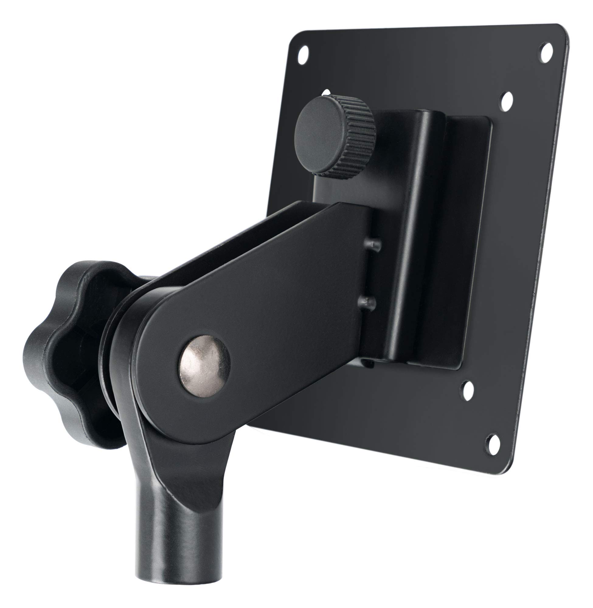 Pronomic Adaptateur pour Pied de Micro avec Fixation VESA pour Écrans LED/TFT - pour Montage de moniteurs sur Pieds de Micro - entraxes : 100 mm et 75 mm - Noir