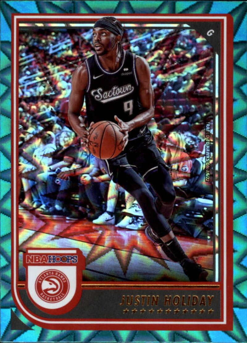 Amazon.com: 2022-23 Panini NBA Hoops Teal Explosion #161 Justin