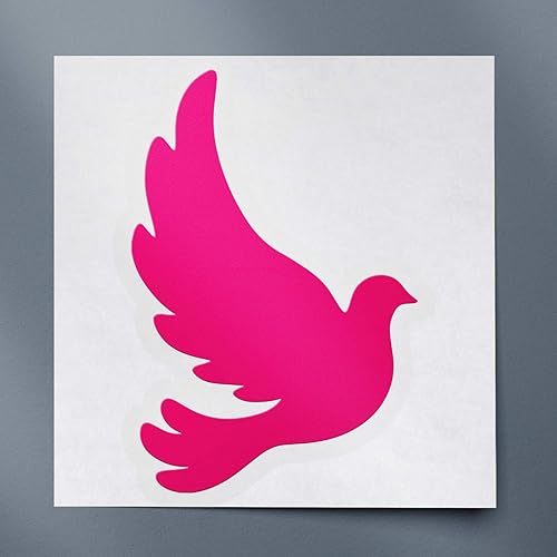 Miniatura 14 de ANGDEST Dove Silhouette (blanco) (juego de 2) calcomanías de vinilo impermeables de alta calidad para teléfono portátil, accesorio de teléfono