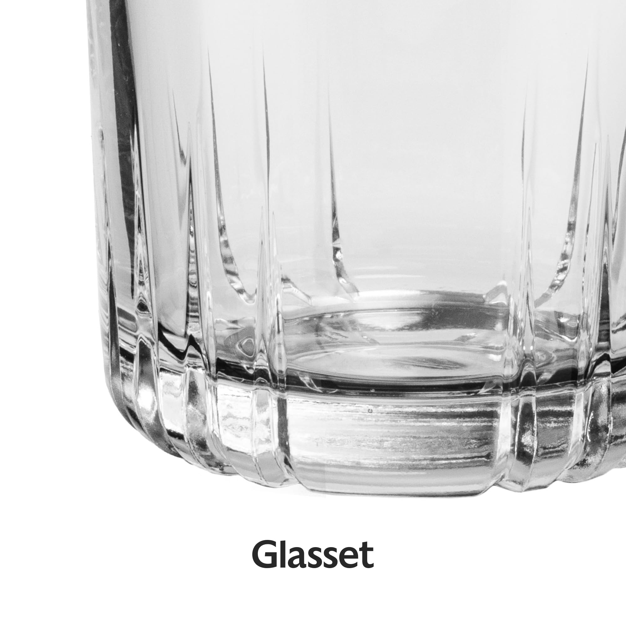 Kieliszki do whisky, 329 ml, zestaw 4 szklanek do wody, zestaw szklanek do whisky, zestaw szklanek do whisky, sok, szklanki, nadają się do mycia w zmywarce, kolekcja Vita
