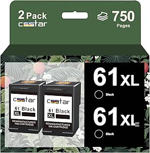 Cartucce Hp 61xl 2 Cartucce HP 61/61XL Nere - Compatibili Con Envy 4500, Deskjet 2514, 2540 E Altri Modelli Cartucce Per Deskjet 2514 - Foto 5