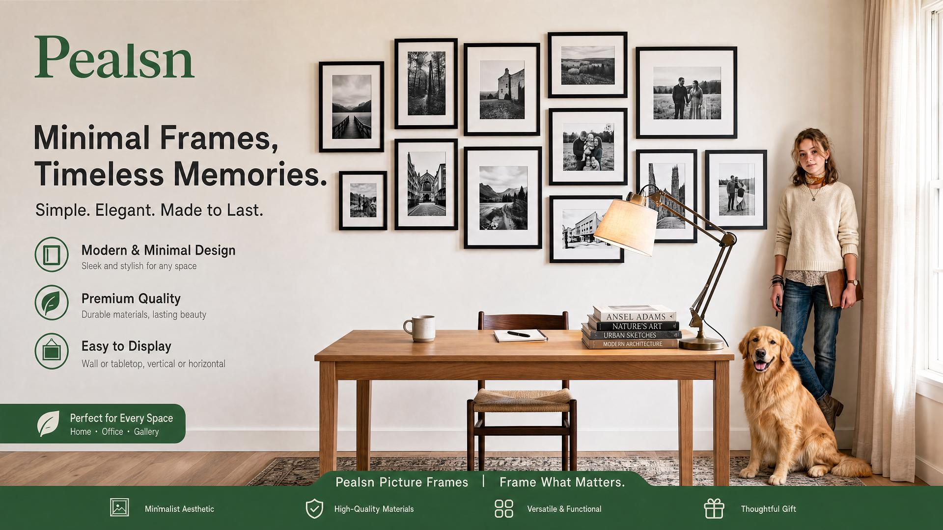 Amazon.com - PEALSN 20x30 Picture Frame Set of 2, Display Pictures