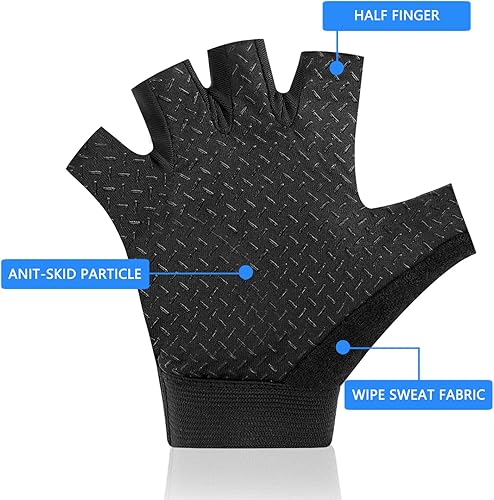 Miniatura 4 de Kids Fingerless Sport Cycling Glove, Non-Slip Toddler Half Finger Fishing Gloves for Child Climbing Riding Biking Outdoor Sports