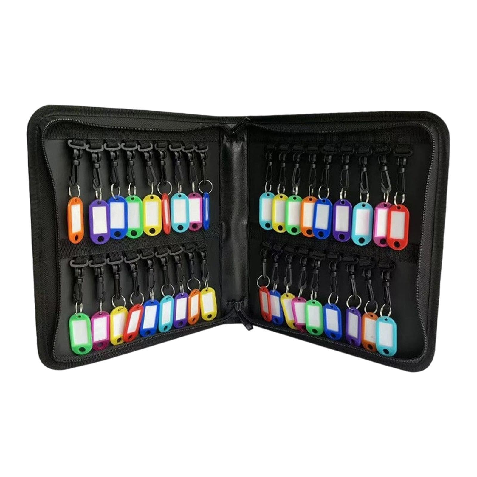 Portable Key Case Waterproof Fireproof Car Rental Office Zip Organizer Pouch with 36 Tags|Business & Industrial|Facility Maintenance & Safety|Access Control Equipment|Lock Boxes-image-20