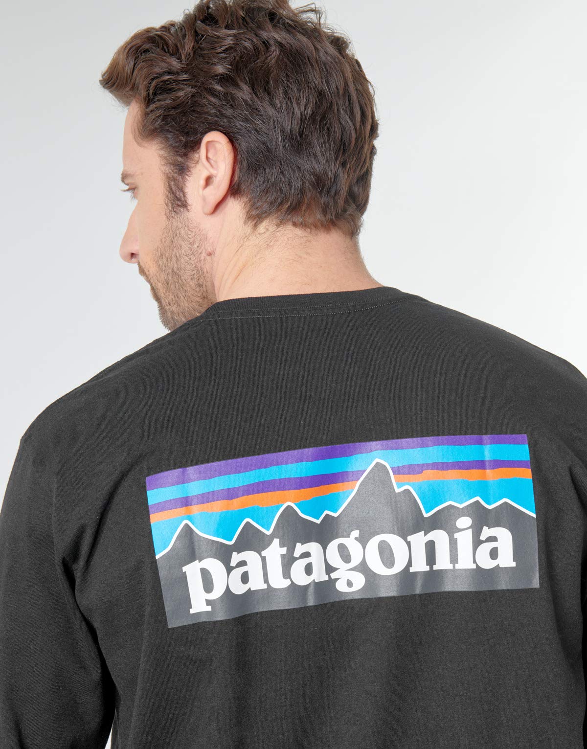 Patagonia M's L/S P-6 Logo Responsibili-tee Camiseta Hombre (Pack de 1)