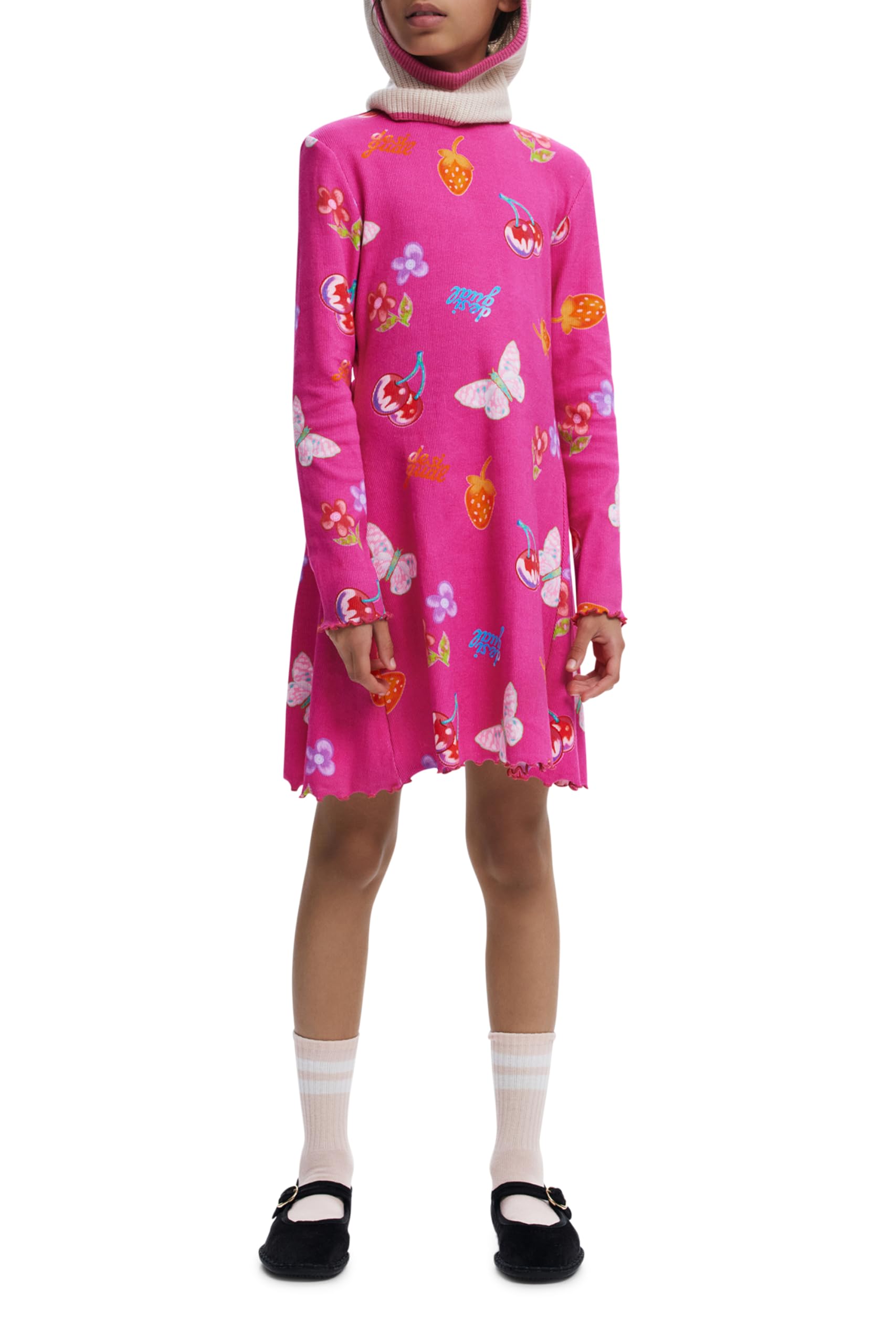 Desigual Unisex Kinder 25wgvk18 Kleid
