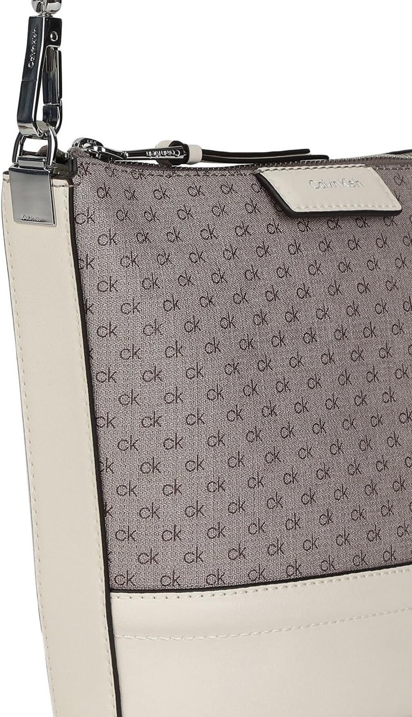 Calvin Klein womens Ash North/South Crossbody - Image 6
