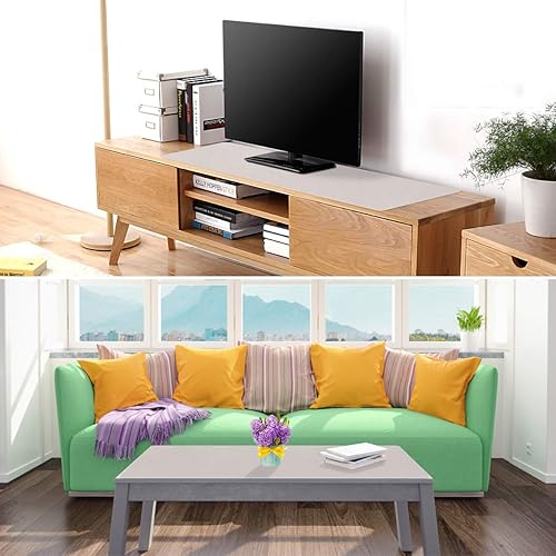 Miniatura 5 de Upcity Alfombrilla de escritorio alfombrilla de mouse de cuero alfombrilla de escritorio para teclado y mouse protector de escritorio impermeable de