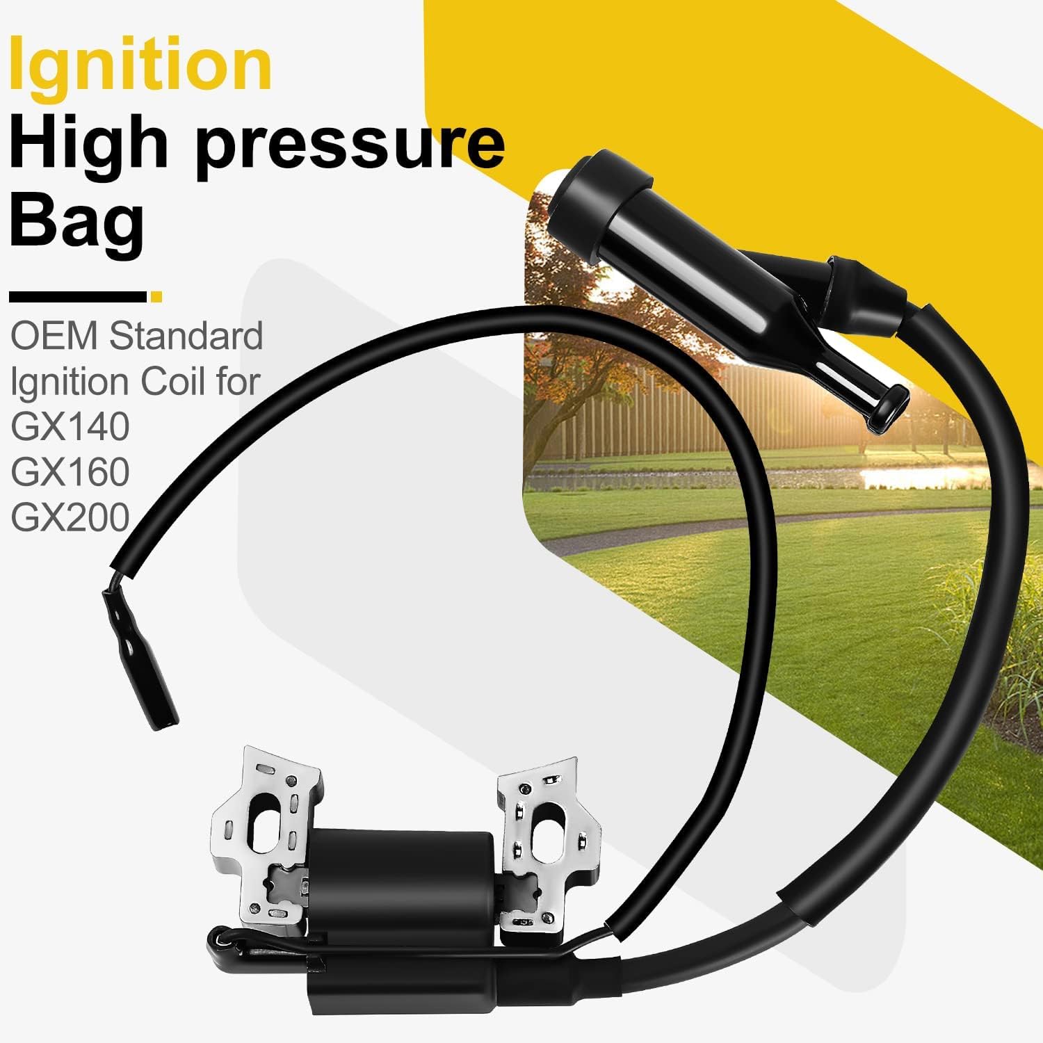 GX160 Ignition Coil Assembly - Compatible With Honda & Predator 6.5HP Engines