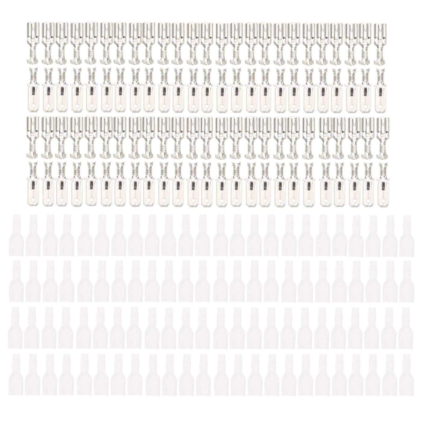 Rimp Terminal, Spade Wire Terminals Practical Splice Crimp Terminal Flame‑Retardant Resistance for Machinery and Electric Power