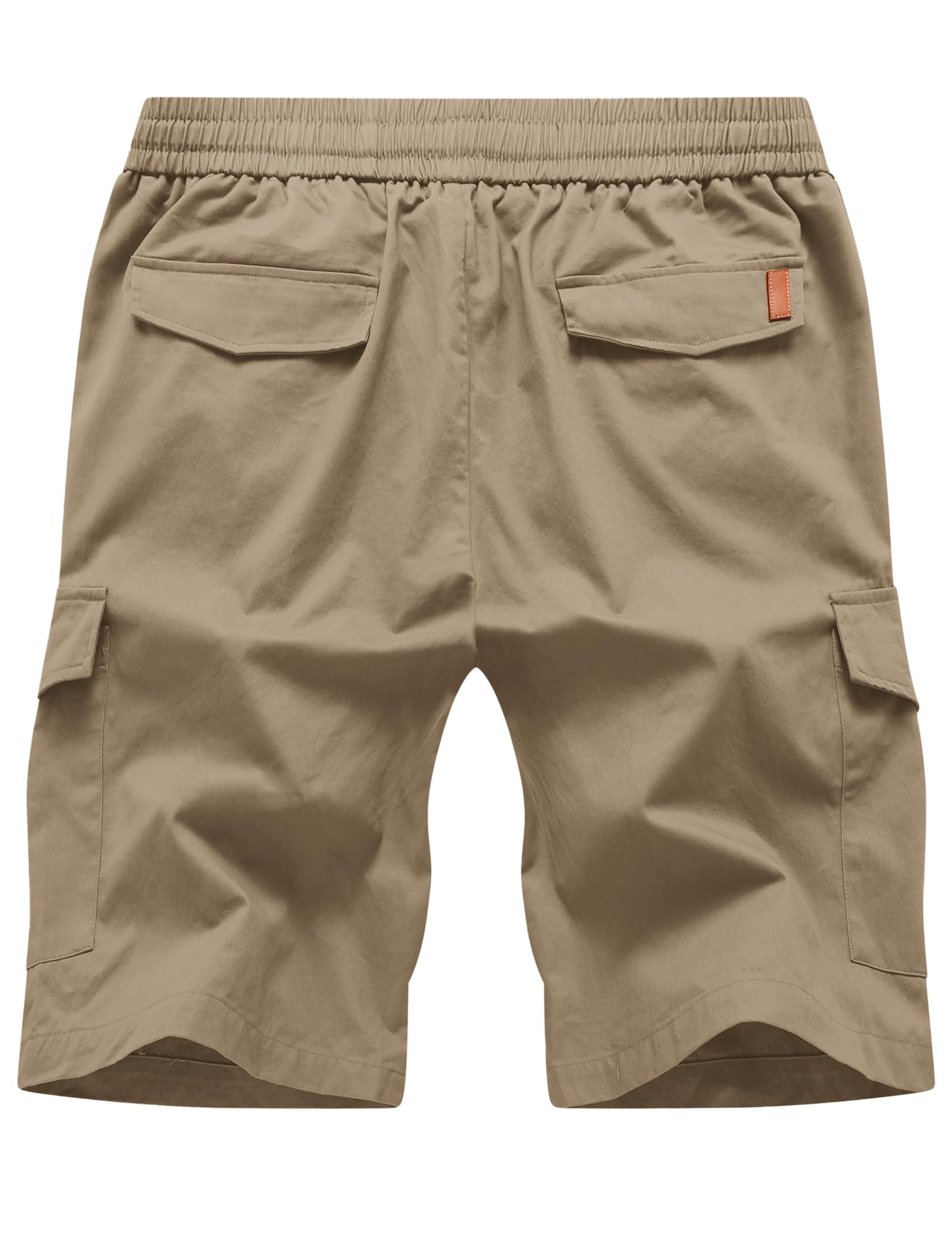 TARAINYA Pantaloncini Uomo in Cotone Ideali per Corsa Turismo Pendolarismo Elasticizzato con Cordino e Tasche