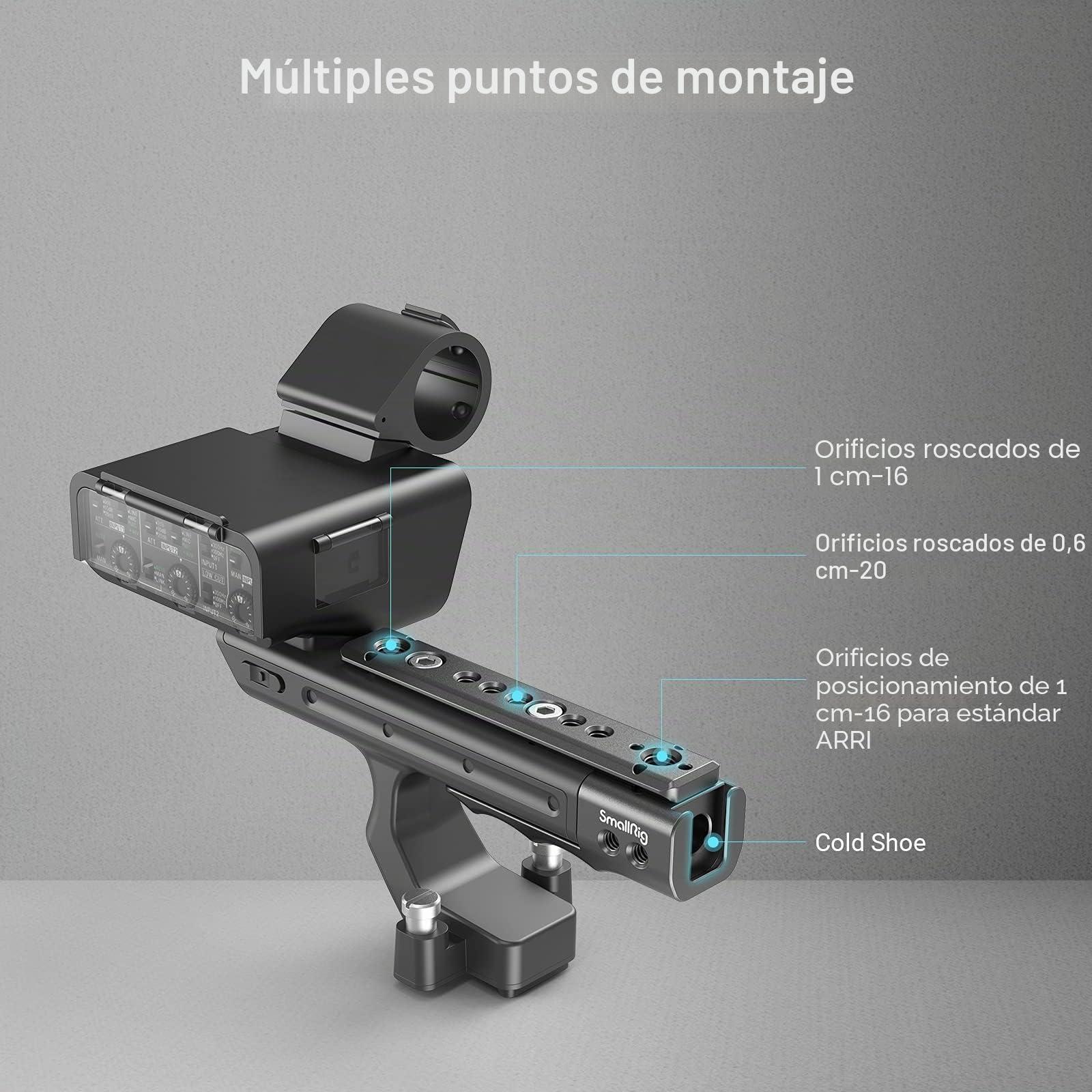 SMALLRIG XLR Extensión Rig de Handle para Sony FX3 - MD3490
