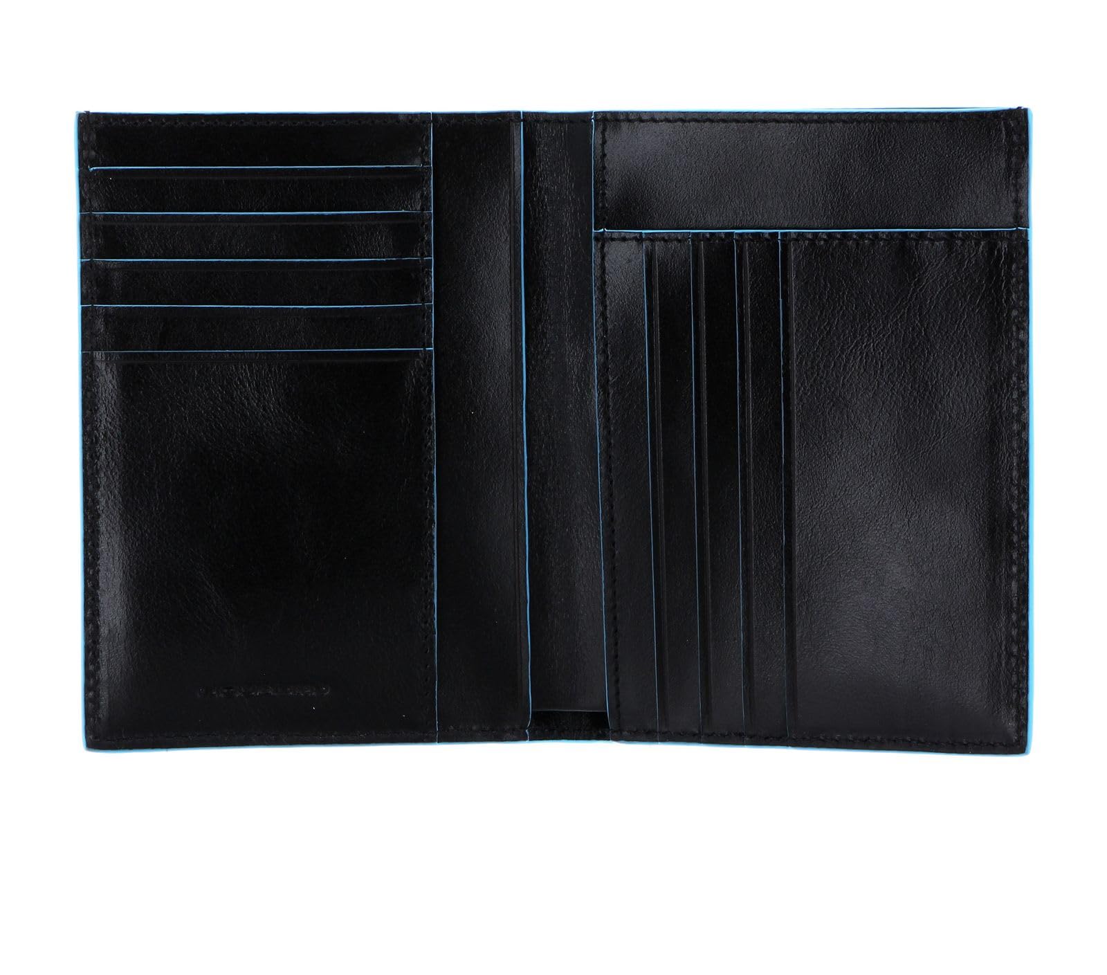 Piquadro PU1393B2/N Portamonete, 12 cm, Nero