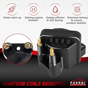 Set of 3 Ignition Coil Pack Compatiable with Buick& Cadillac& Chevy& GMC& Isuzu& Oldsmobile& Pontiac Grand Prix 1991-2008, Ignition Coils Replacement for 10467067 DR39 E530C D555 C849 5C1058