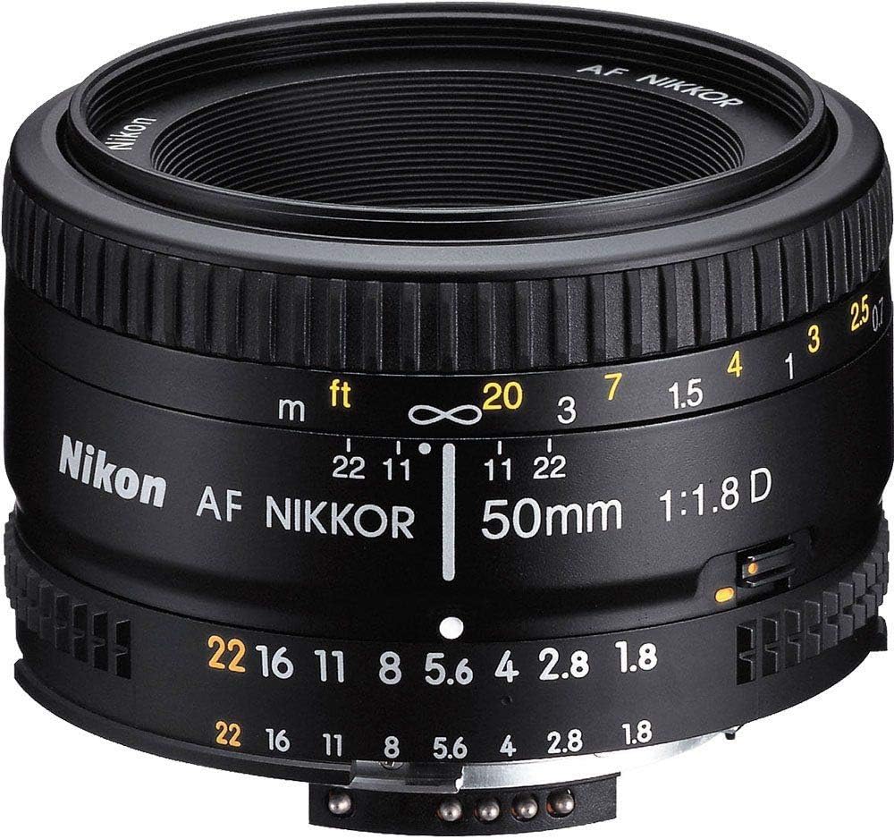 Nikon 2137 Nikor Lens Af Nikkor 50Mm F/1.8D For Dslr Cameras Black