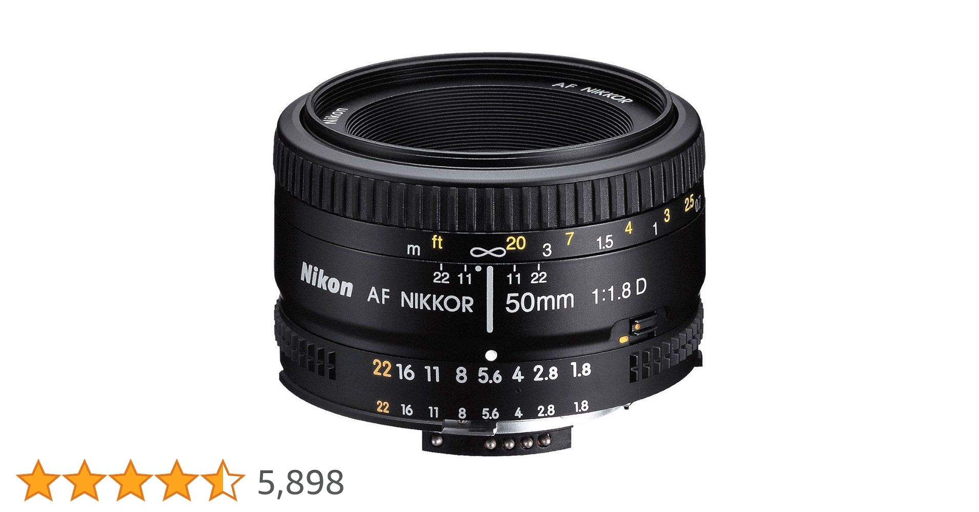 Amazon.co.jp: Nikon 単焦点レンズ Ai AF Nikkor 50mm F1.8D フル