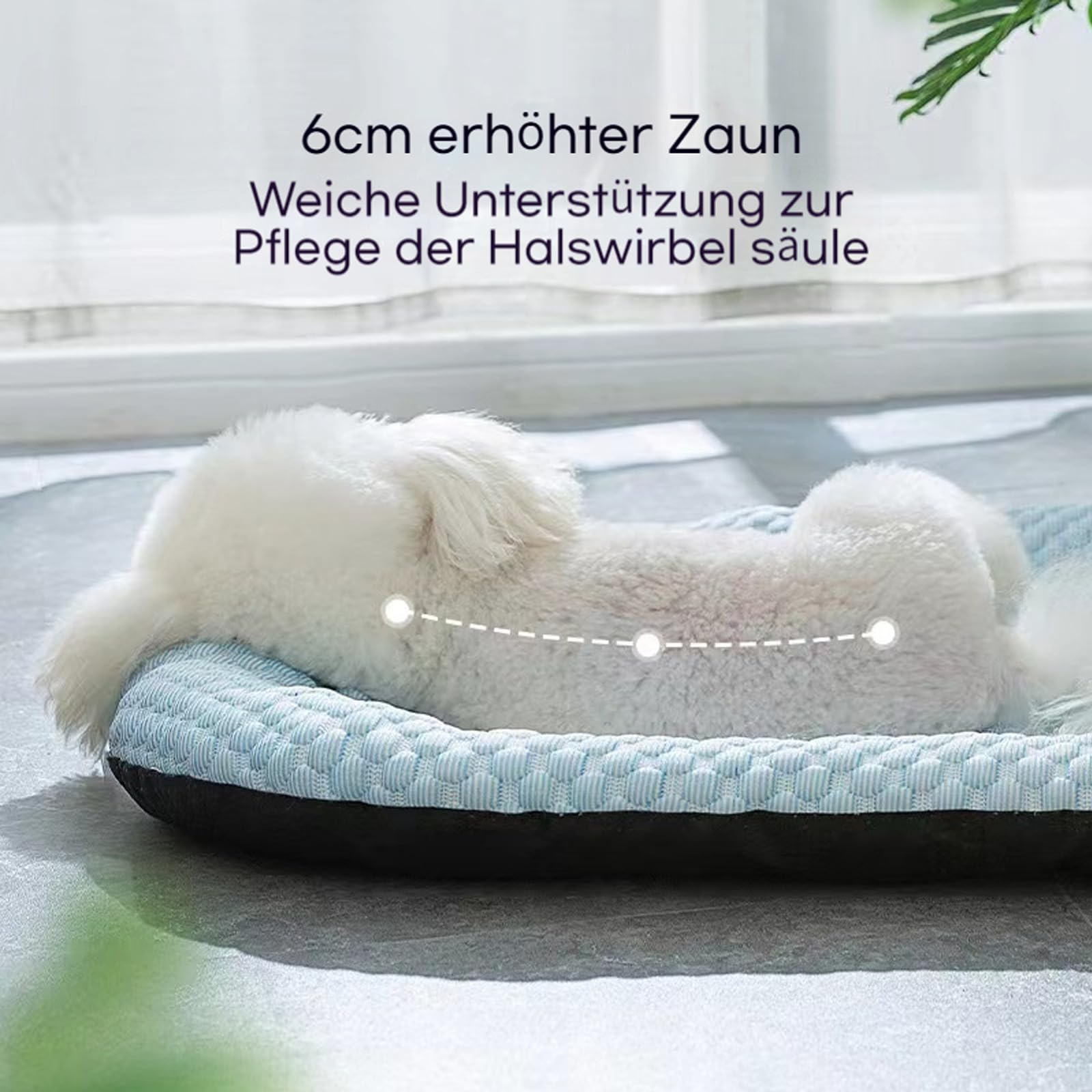 Kühlendes Katzenbett mit Eisseide, Kühlendes Sofabett Hund, Kühlendes Kundebett Sommerkühlung für drinnen und draußen, Der ultimative kühlkomfort für Deine Katze und Hund (Green,L)