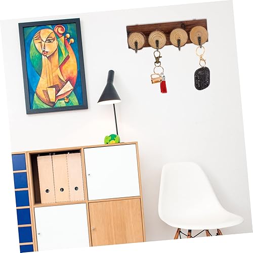 Miniatura 5 de CHILDWEET Gancho decorativo de madera de madera para mochila, gancho de pared para toallas, porche, bachillerías, colgador de llaves, perchero para