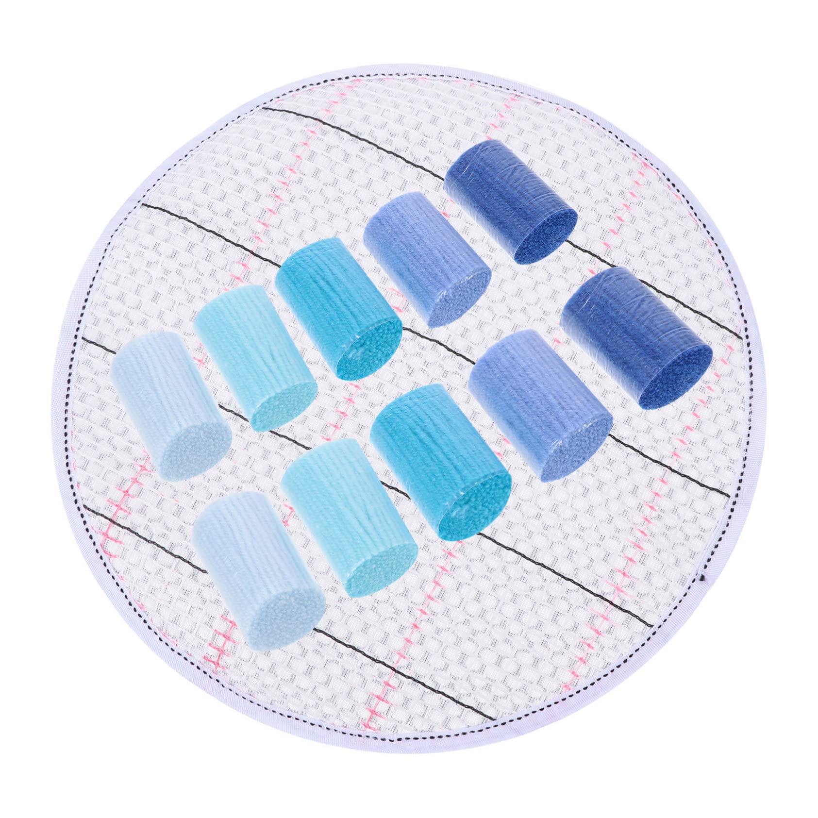 SHINEOFI 3sätze Knüpfwolle Für Teppichgestaltung Aus Acrylfasern Zum Stricken Und Weben Mit Runder Grundfläche Für Kreative Bastelprojekte Handgemachtes Knüpfset Für Teppiche Für