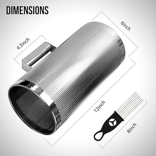 Miniatura 9 de Soulmate Acero inoxidable Guiro Shaker 12" 5" Instrumento de percusión Guiro Instrumento Musical con Raspador Latino Percusión Guiro Herramienta de