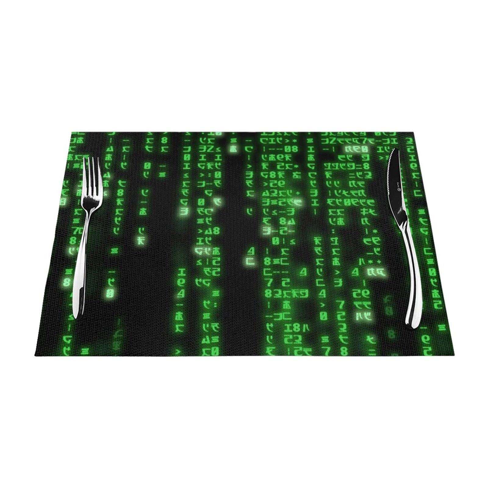 Sets de table faciles à nettoyer Hacker Age pour protéger vos meubles