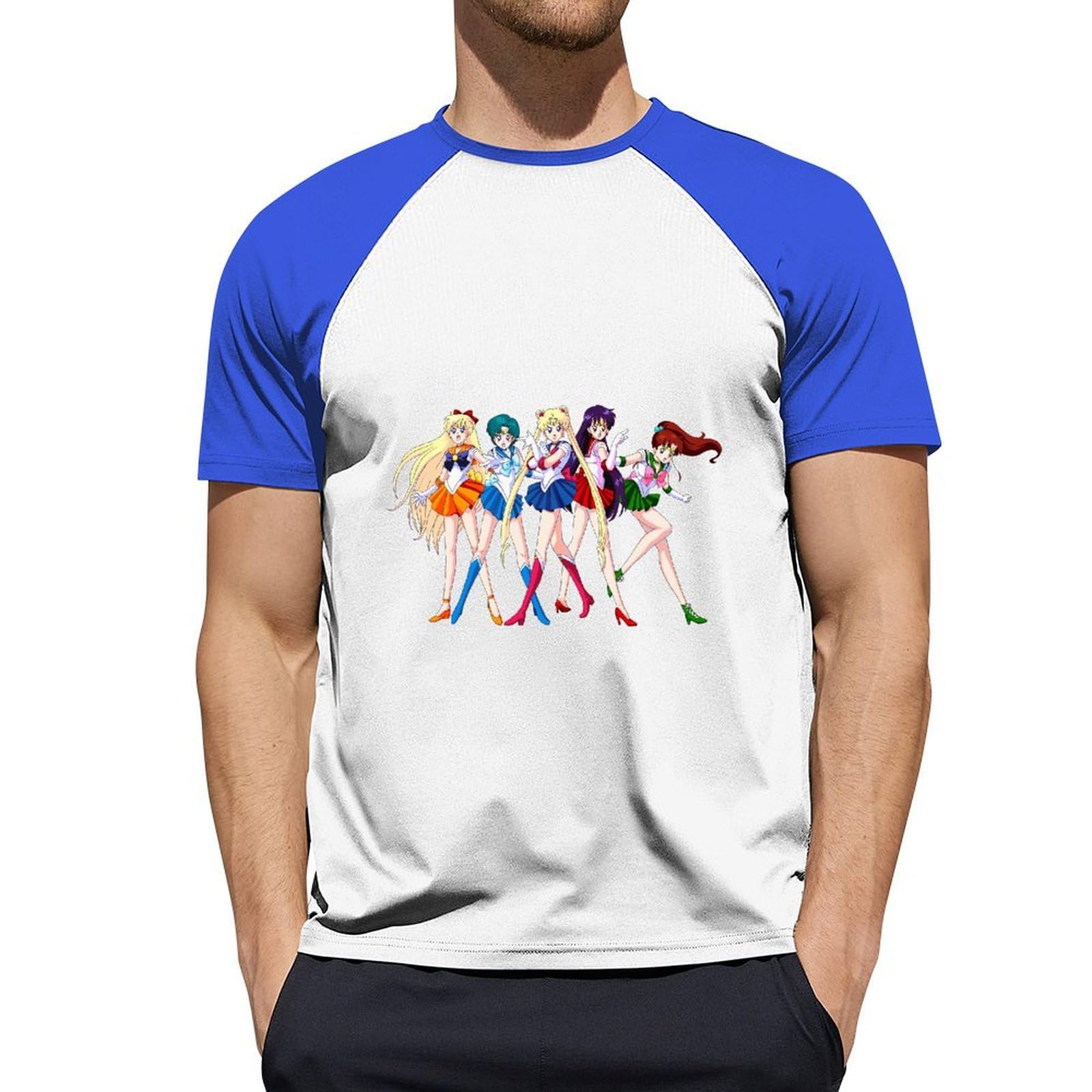 Amazon.co.jp: Tシャツ 美少女戦士セーラームーン メンズ 半袖 夏服 T