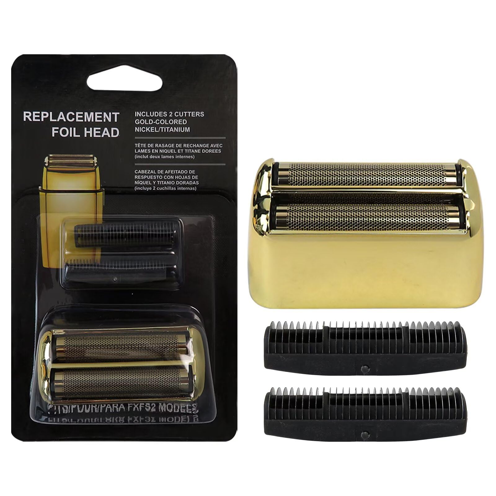 2025 Upgrade Replacement Foil Double Foil Head for Pro FX Gold Shaver #FXRF2G - NEW