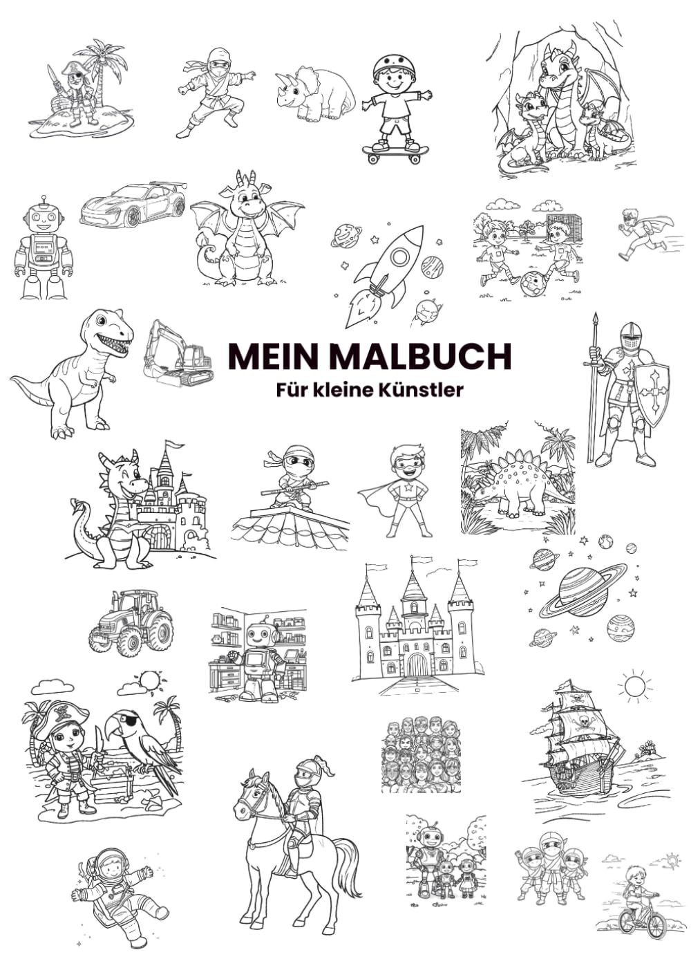 Mein Malbuch – Für kleine Künstler