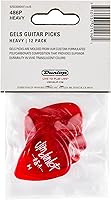 Vista 5 de Jim Dunlop Gels Heavy Guitar Picks - 12 Pack Red