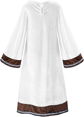 Miniatura 2 de ReliBeauty Disfraz de pastor de San José para niños con chaleco y tocado