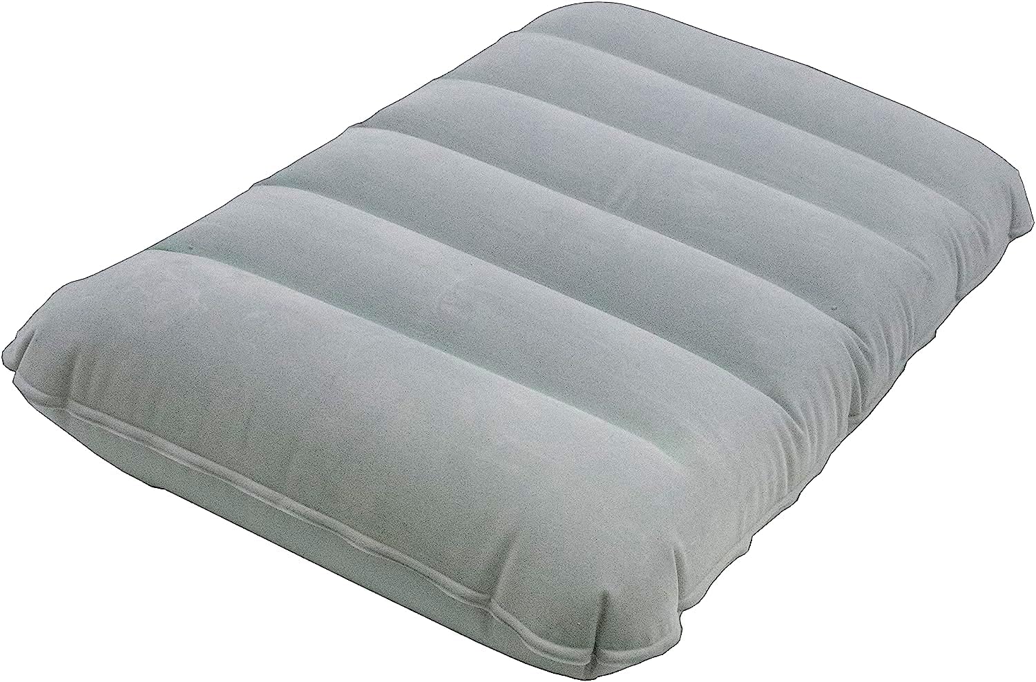 2 Pack Ultralight Inflatable Camping Pillow Squared Flocked Fabric Air Pillow for Hiking,Traveling,Napping,Desk Rest,Beach Neck Lumbar Support