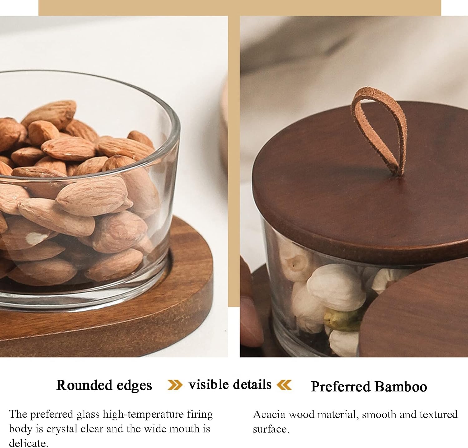 Dried Fruit Tray Gift, For Almonds And Pistachios For Festive Birthday Healthy Snacks Business Food Platter LYWY (Color : Brown, Size : 31x21x6.5cm)
