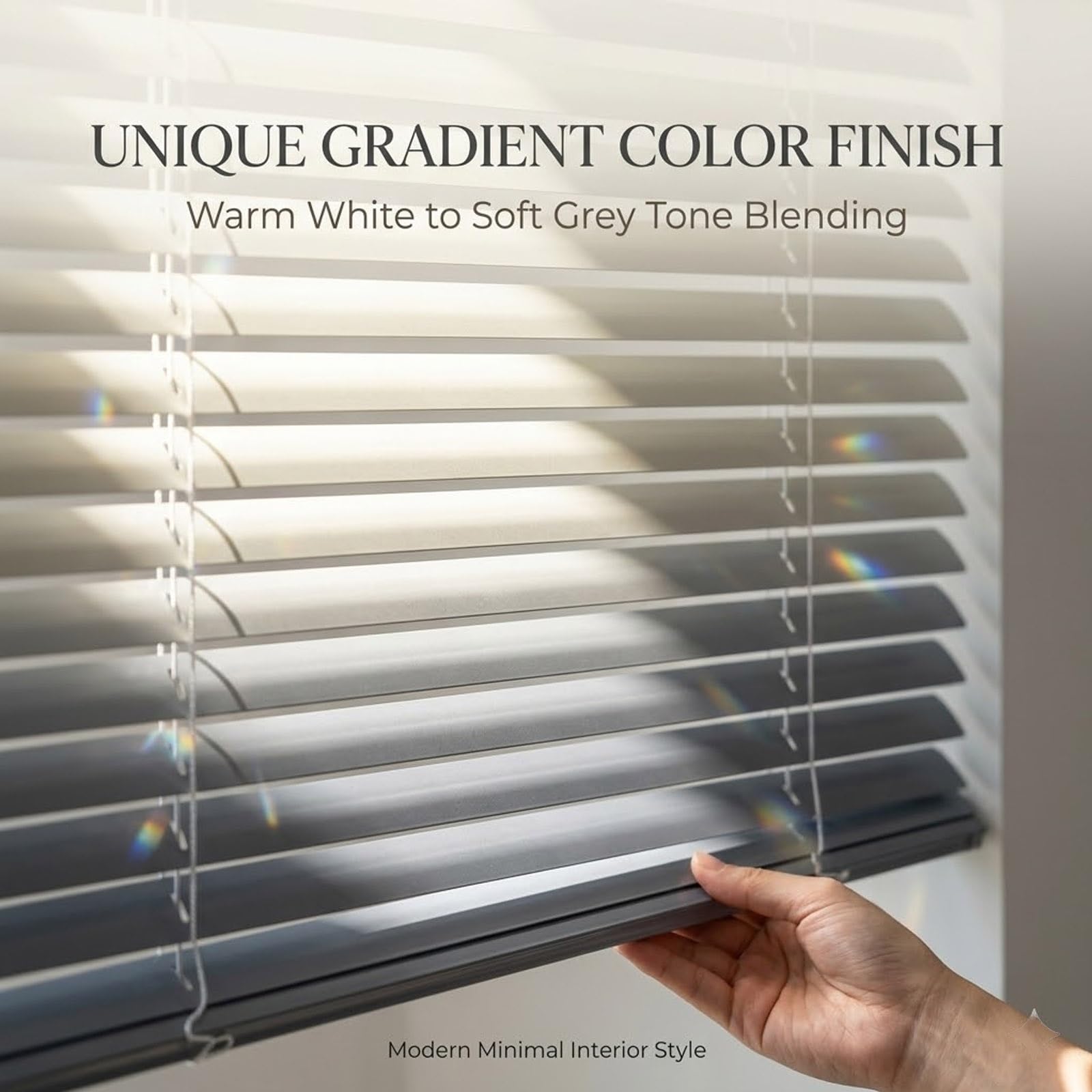 Persiana Veneciana para Ventana Aluminio, Persianas Venecianas Interior, Lamas 25mm, Estor Horizontales Ajustable Privacidad Blackout para Cocina Oficina(Gris,W:120 x H:250cm)