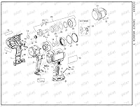 Vista 5 de N415875 Conjunto de yunque de repuesto de 1/2 pulgada para 18V 20V MAX XR Dewalt Black & Decker conjunto de yunque de llave de impacto DCF899HB tipo