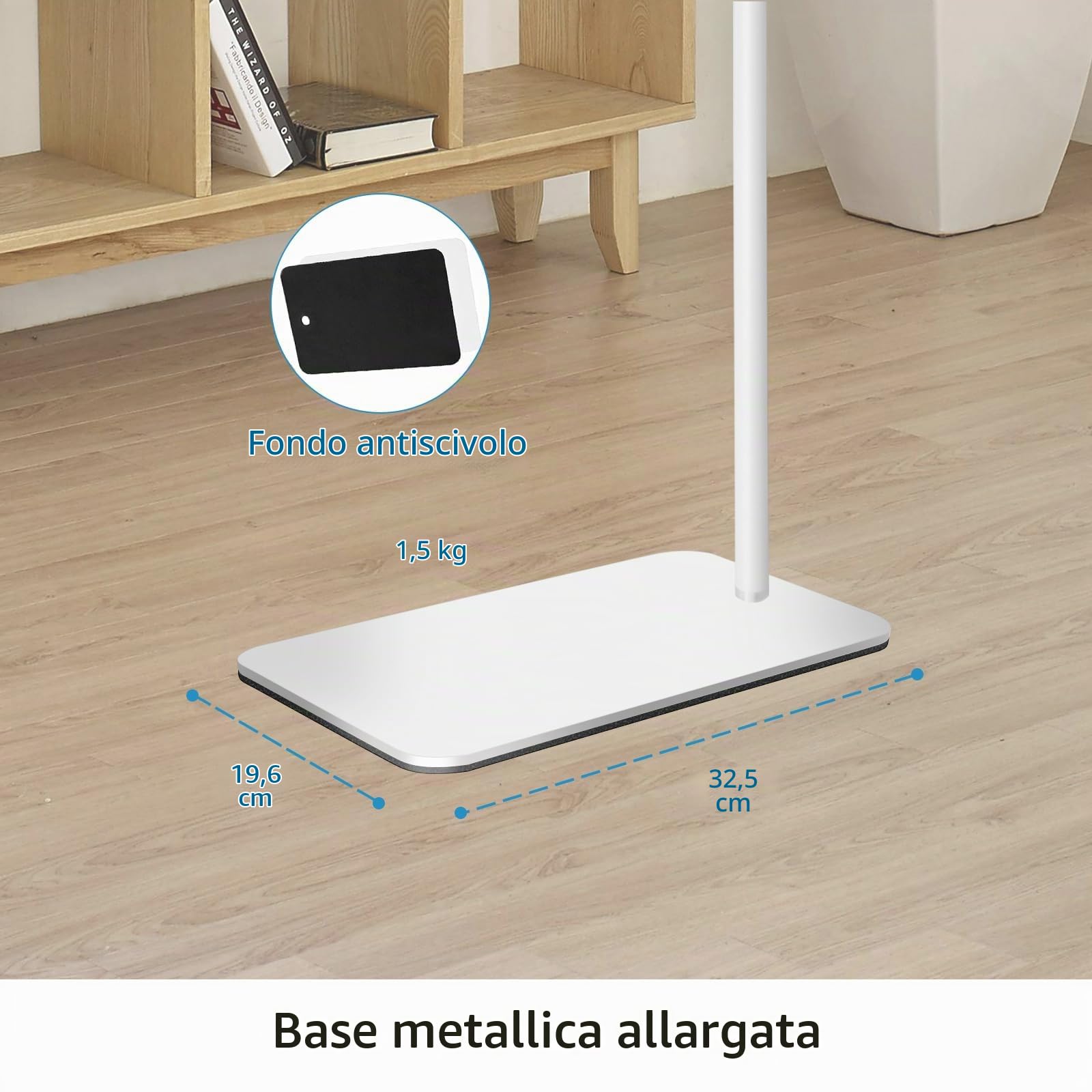 Supporto per baby monitor, 170 cm, altezza regolabile, compatibile con Nanit, Owlet, Infant Optics DXR-8 Pro, VTech, Vava, Eufy & Allen Baby Camera con filettatura da 1/4"