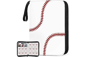 Baseball Card Sleeves Binder for Trading Card, Card Holder Album Protectors