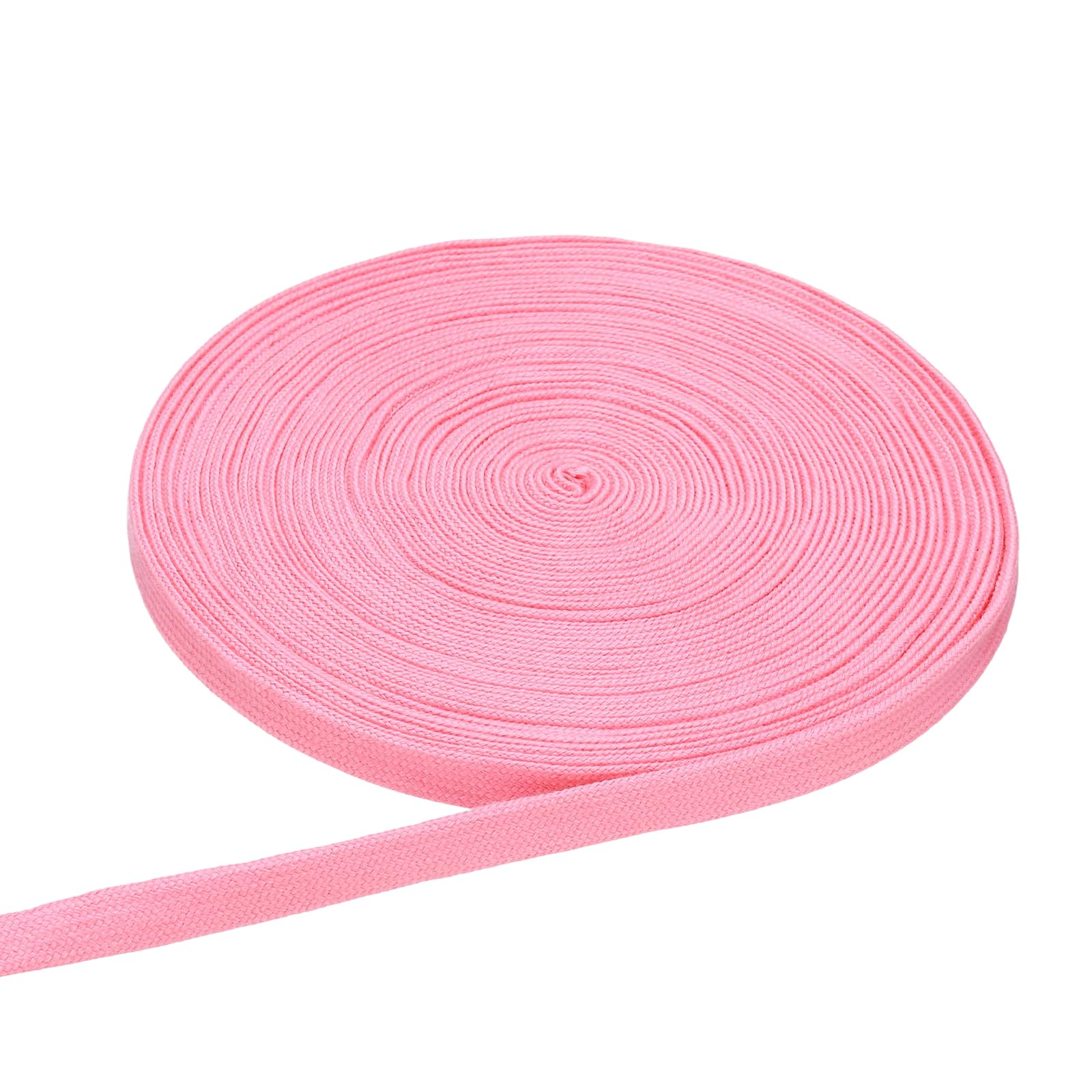 Cuerda plana de 27 yardas para pantalones y sudaderas color rosa medio