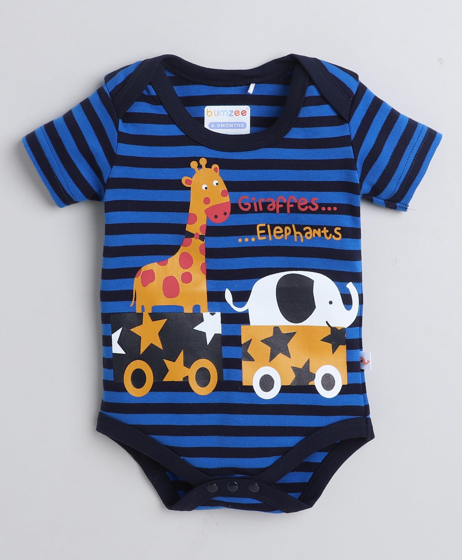 BUMZEE Baby Jungen Halbarm Fancy Body / Einteiler