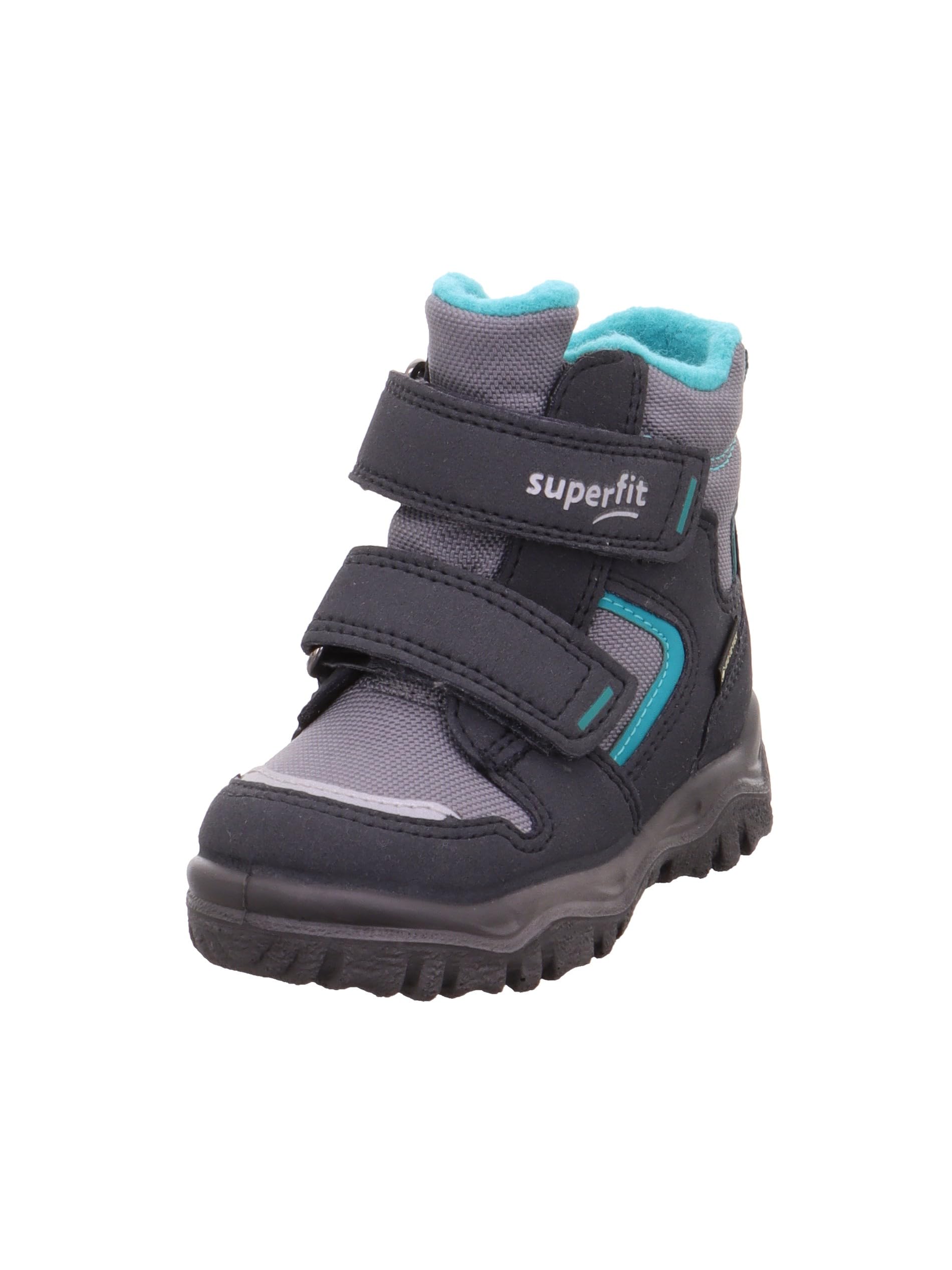 Superfit Boys Husky1 Gore-Tex 1-000047 Boots, Grey Green 2010., 2.5 UK Child
