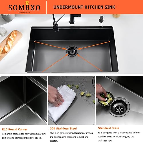 Miniatura 5 de Lavaplatos de cocina de montaje empotrado con base de trabajo