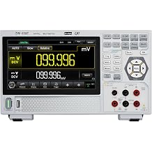 512 Digit TRMS multimeter, DCV Accuracy up to 0.060%, Reading Rate up to 80 rdgs/s, 20000 Points Memory and a 17.8 cm touchdisplay 1024x600 PixelDM858E